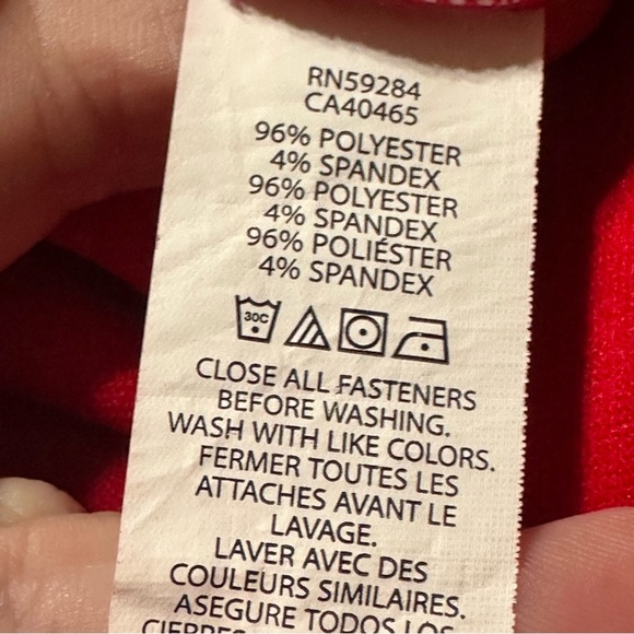 Red Ruffle Girl’s 10 Dress Stretch Jacquard Valentine’s Day Holiday Party Casual - Picture 6 of 8